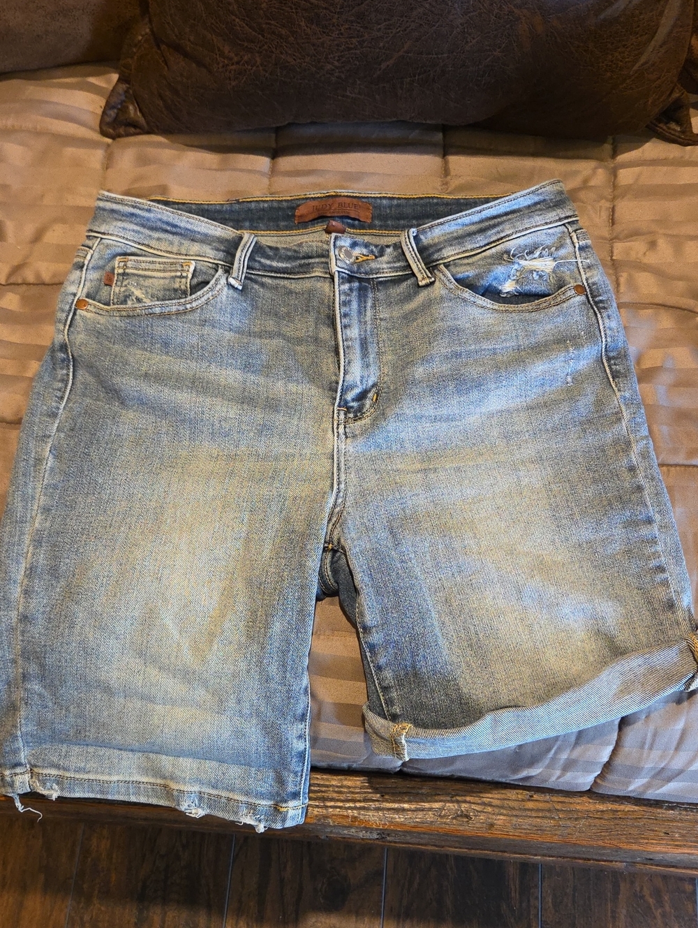 Judy Blue Light Blue Denim Shorts